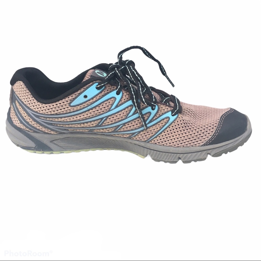 MERRELL Athletic Sneakers Trail Green Shoes 7.5. Made in Vietnam.